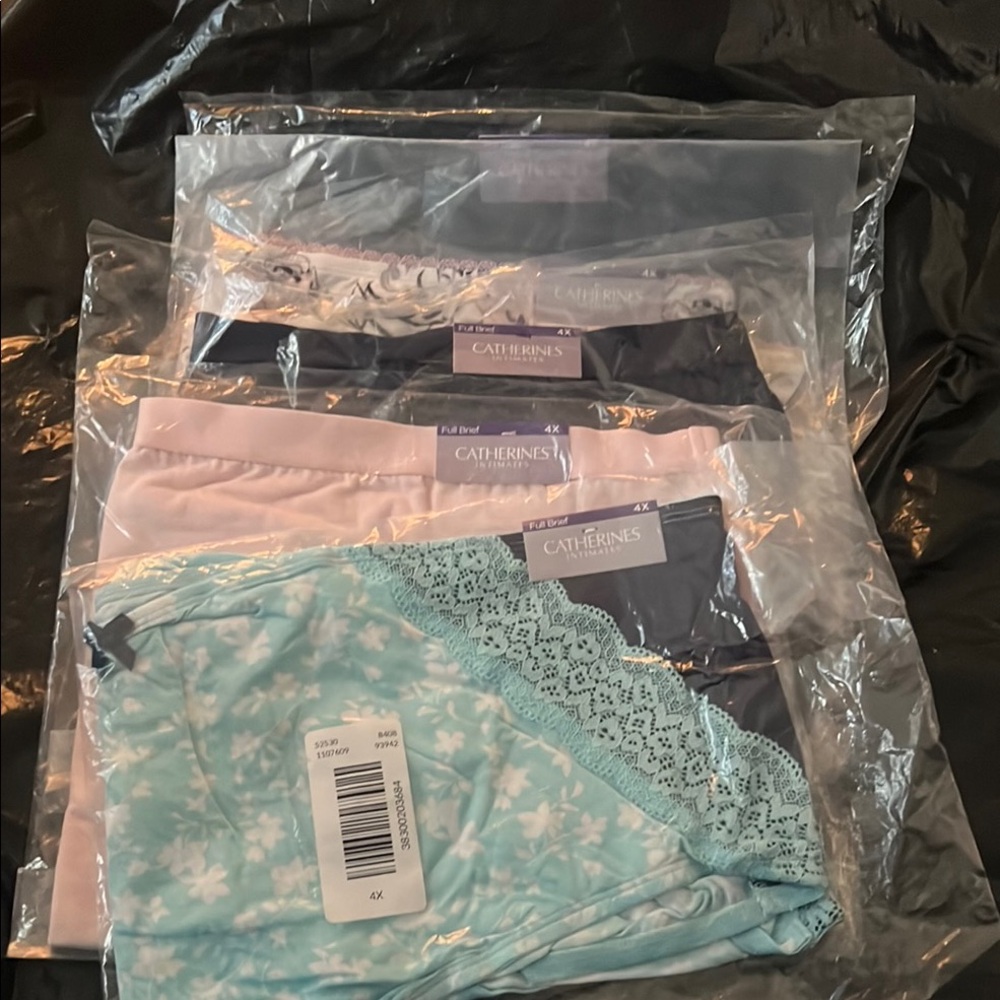 Catherines Blue and Pink Bottoms with Lace Detail